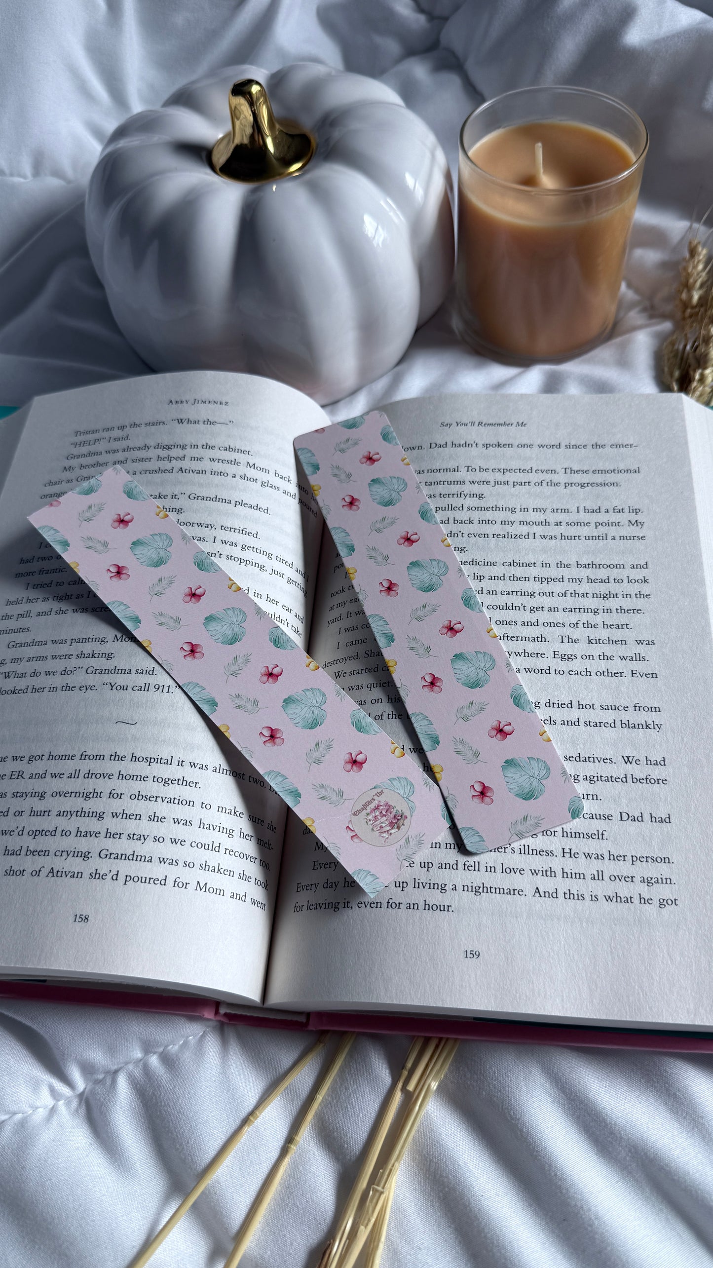 Double-Sided Skinny Bookmark