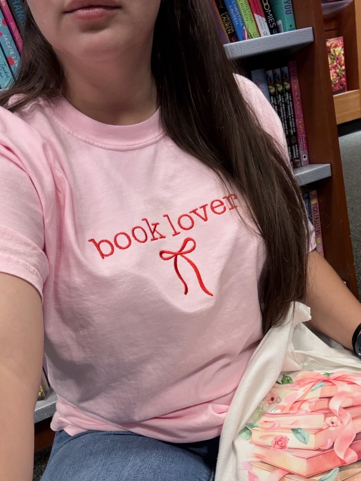 Book Lover | Embroidery Shirt