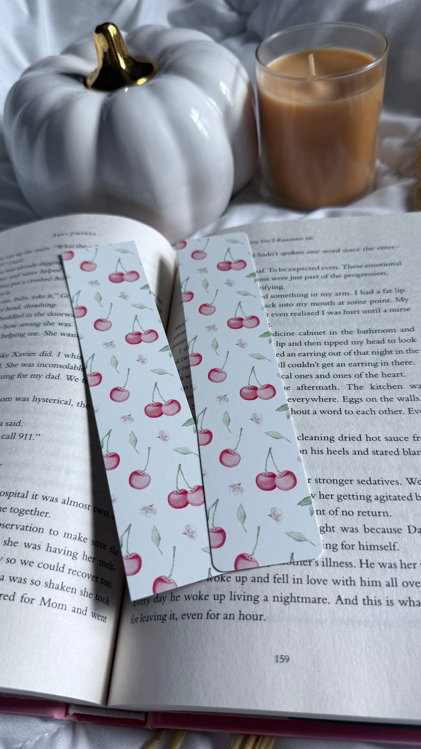 Double-Sided Skinny Bookmark