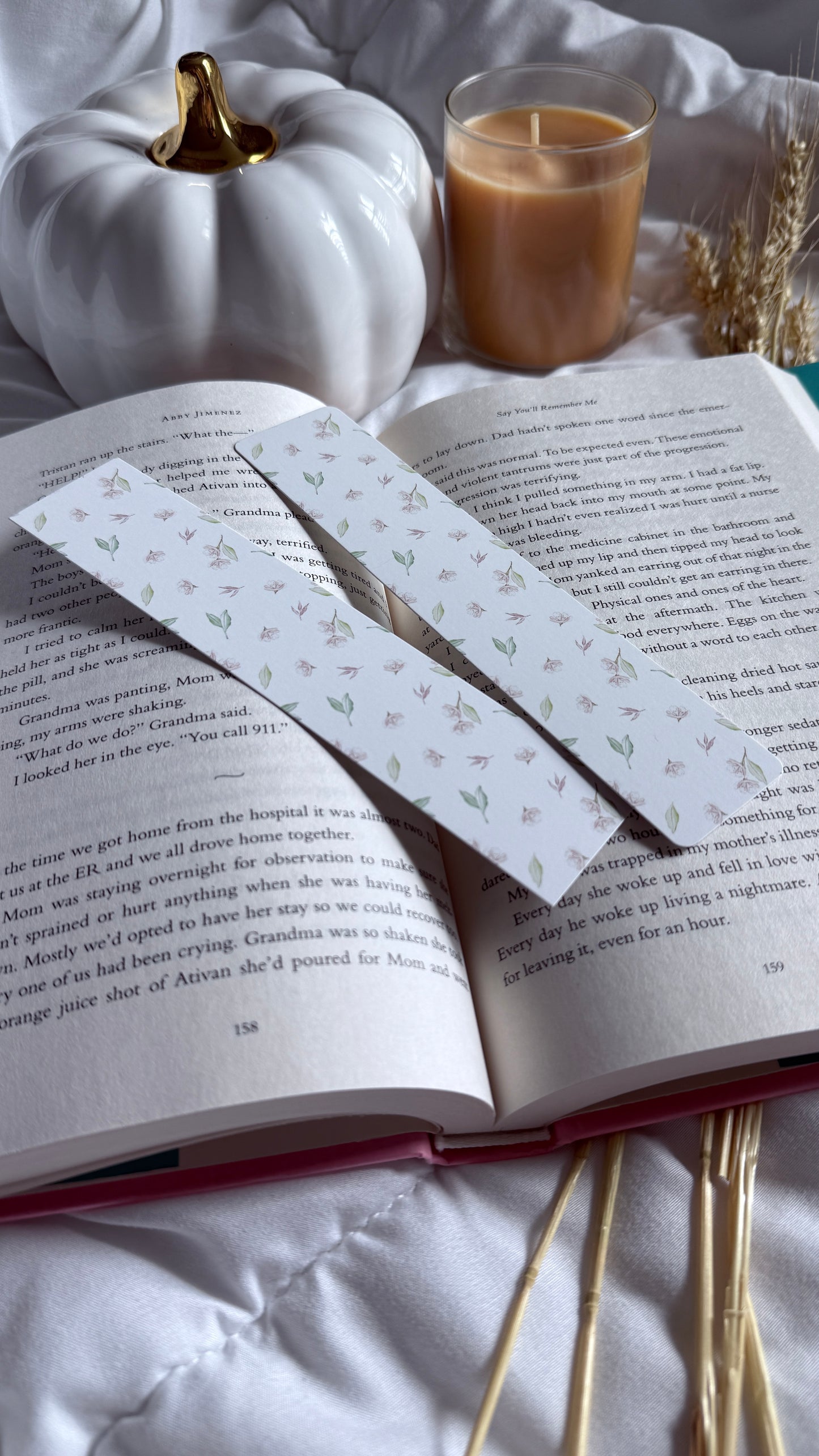 Double-Sided Skinny Bookmark