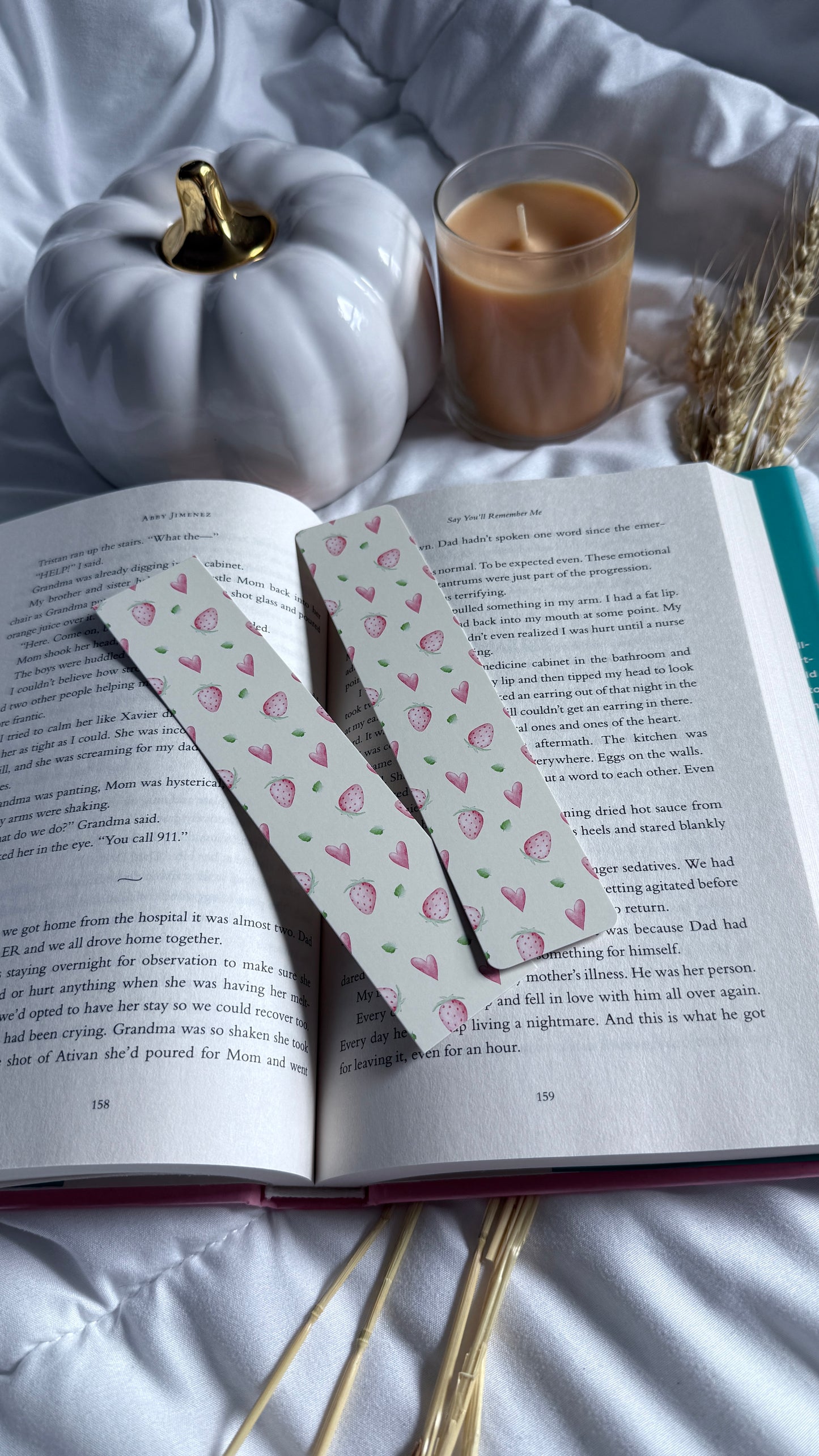 Double-Sided Skinny Bookmark