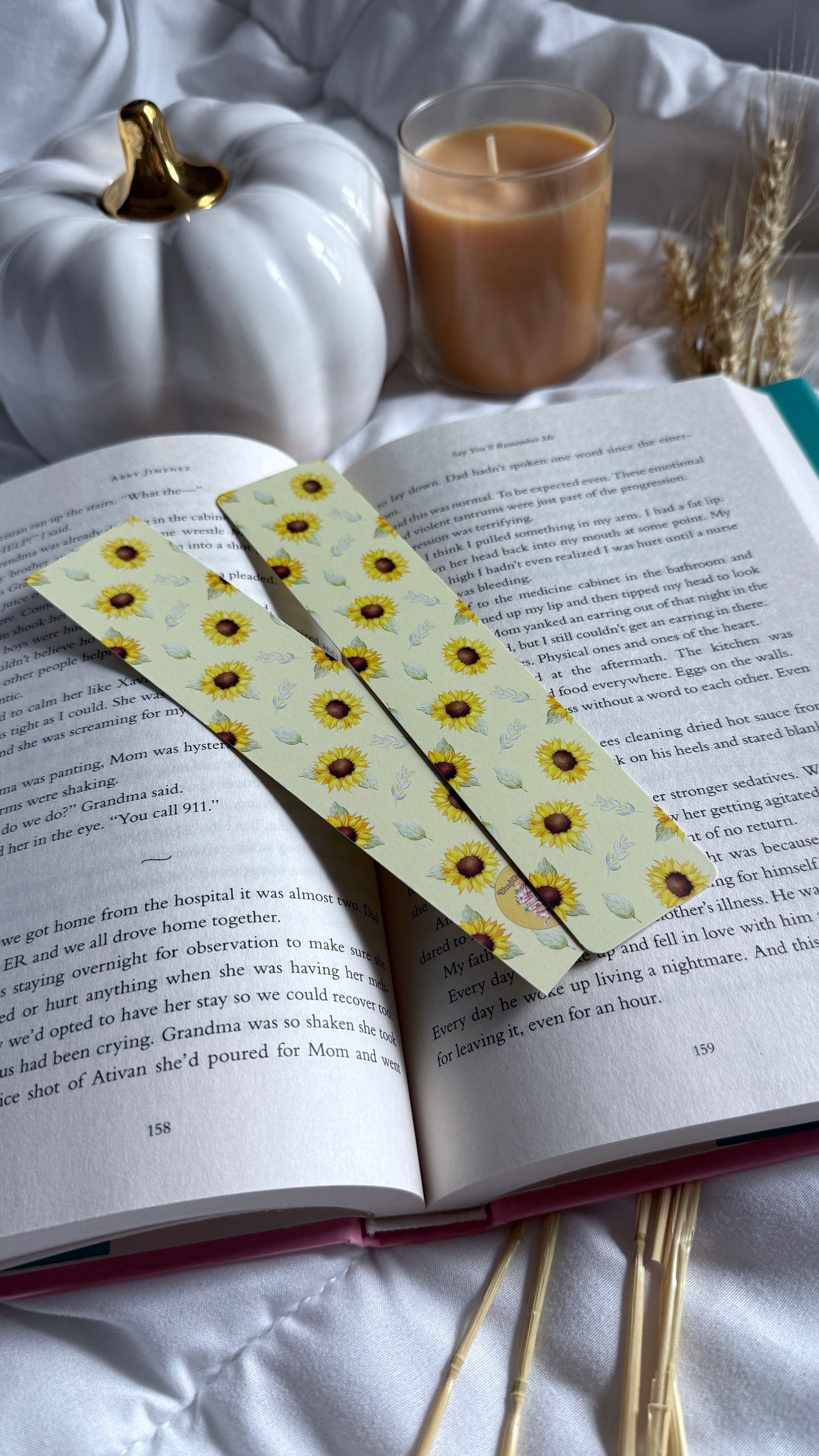 Double-Sided Skinny Bookmark