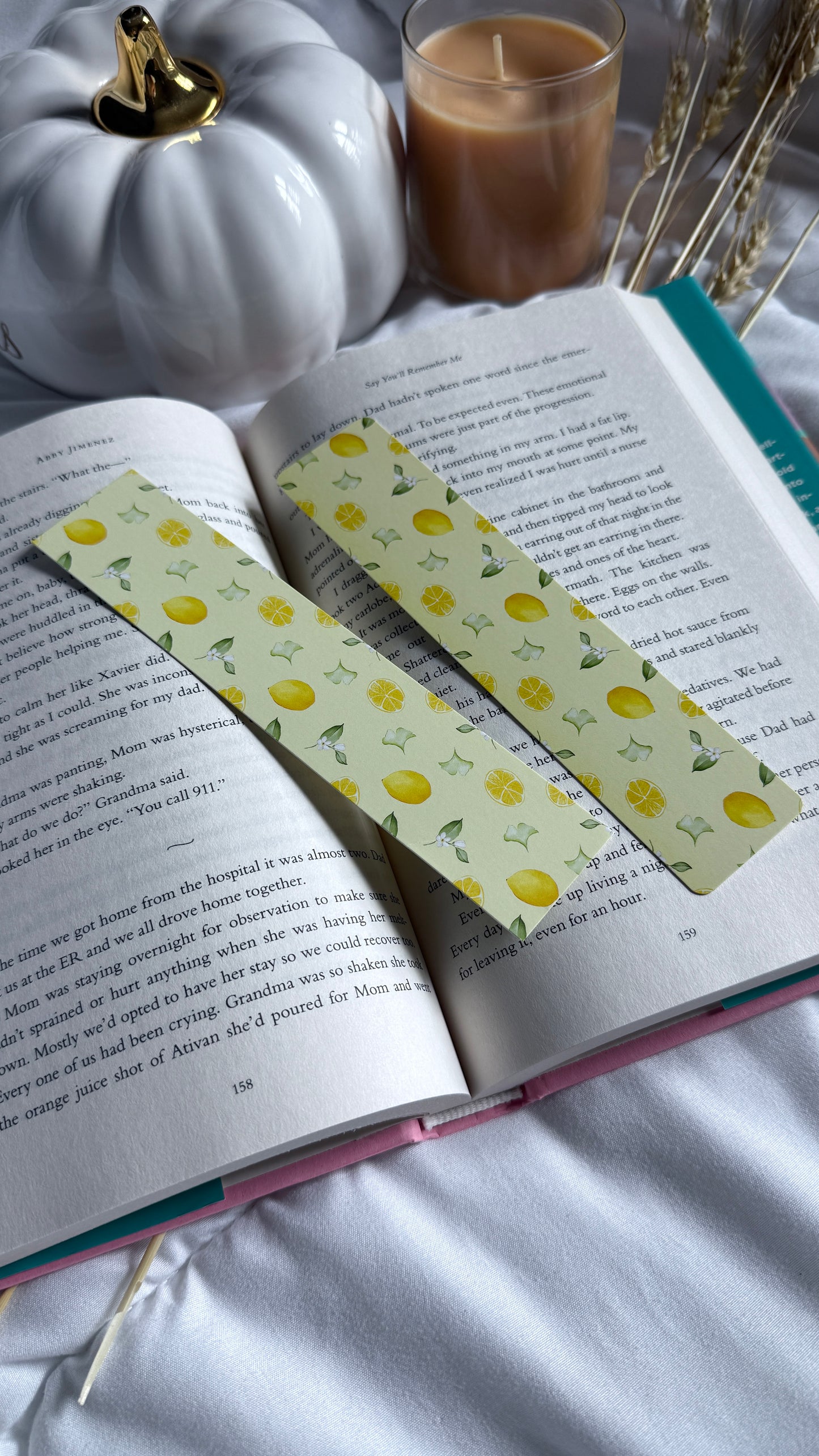 Double-Sided Skinny Bookmark