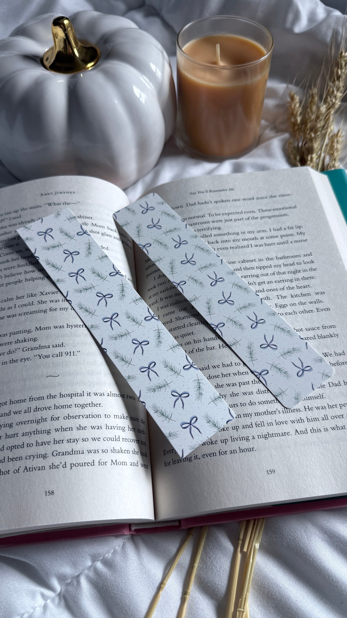 Double-Sided Skinny Bookmark