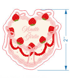 Kindle Girlie* Sticker