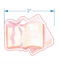 Bookish Girlie * Sticker