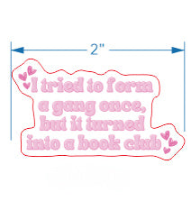 Gang Book Club * Sticker