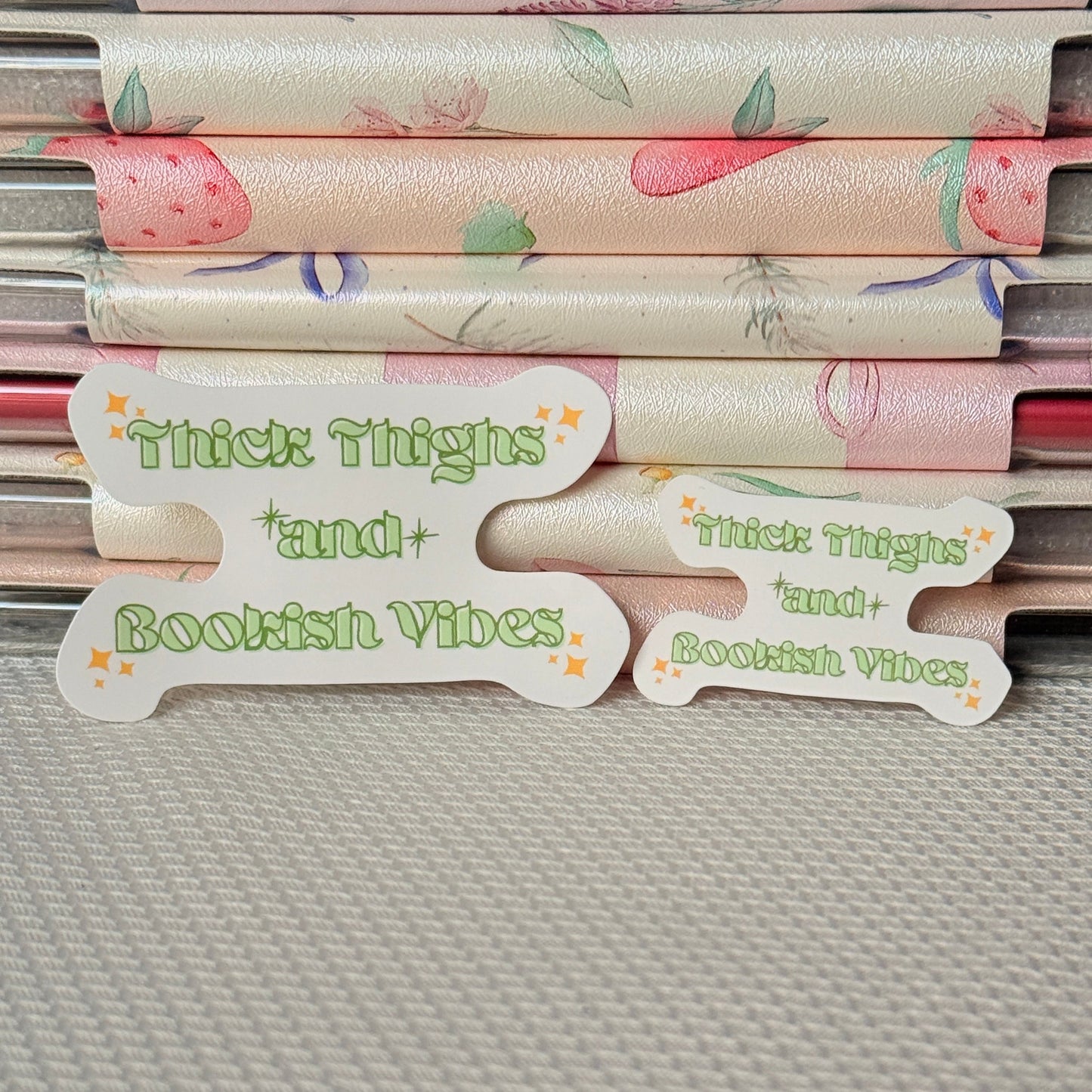 Thick Bookish Vibes* Sticker