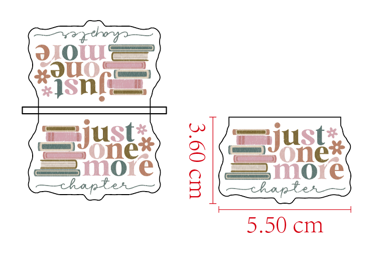 Just One More | Magnetic Bookmark
