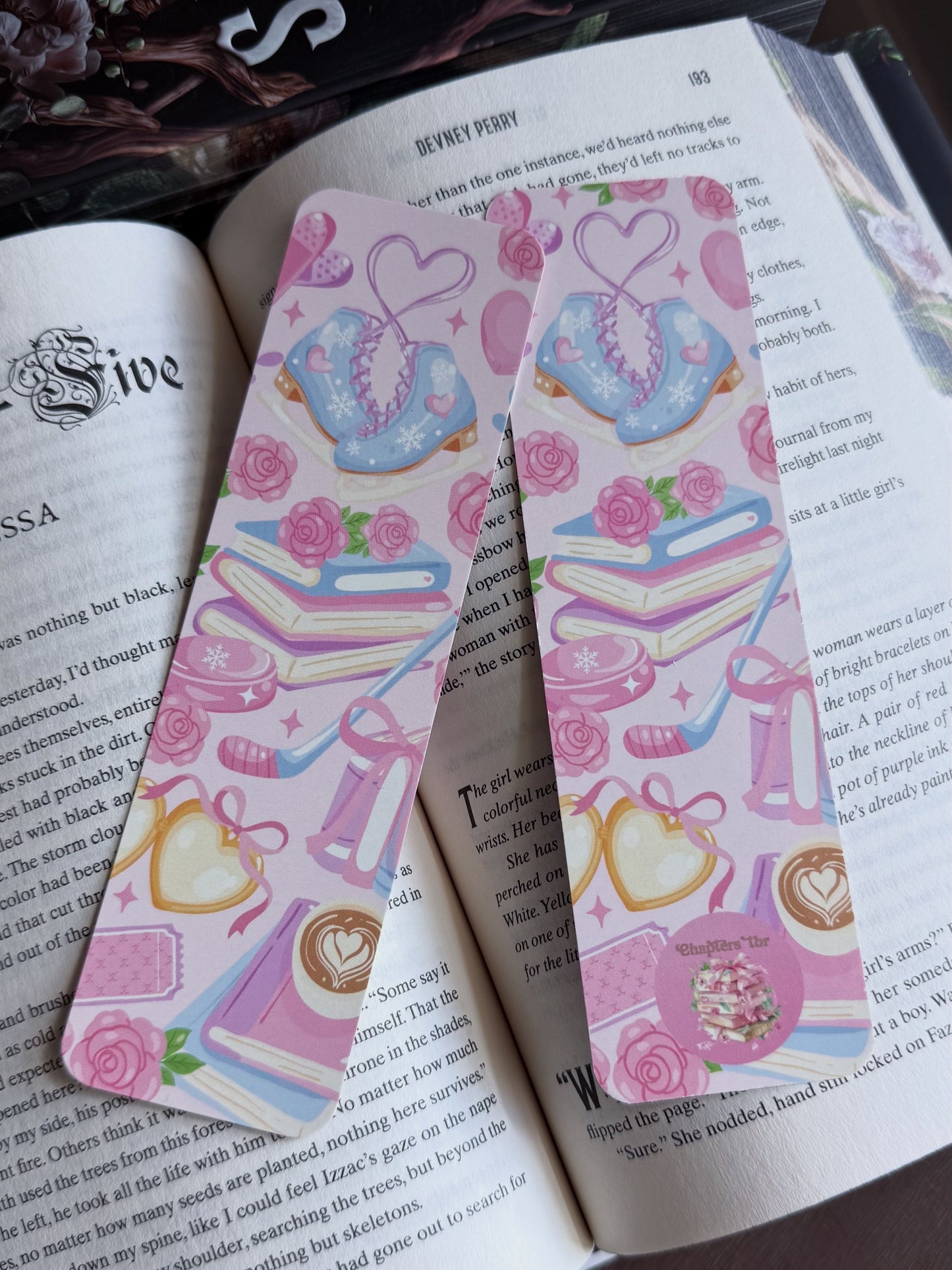 Pink Hockey Romance | Bookmark