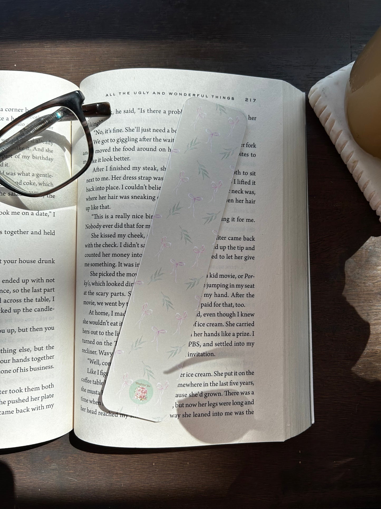 Double-Sided Skinny Bookmark