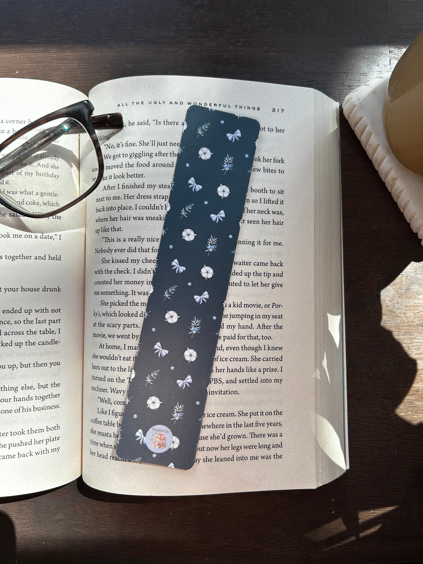 Double-Sided Skinny Bookmark