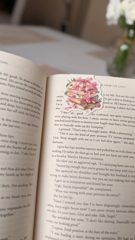 Floral Books | Magnetic Bookmarks