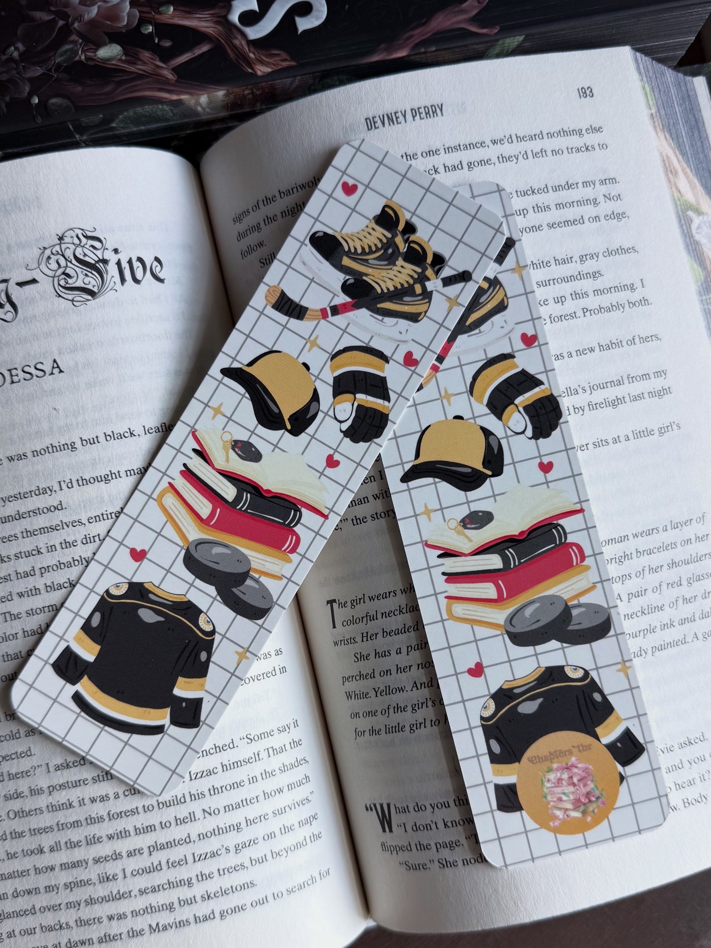 Hockey Bookworm | Bookmarks