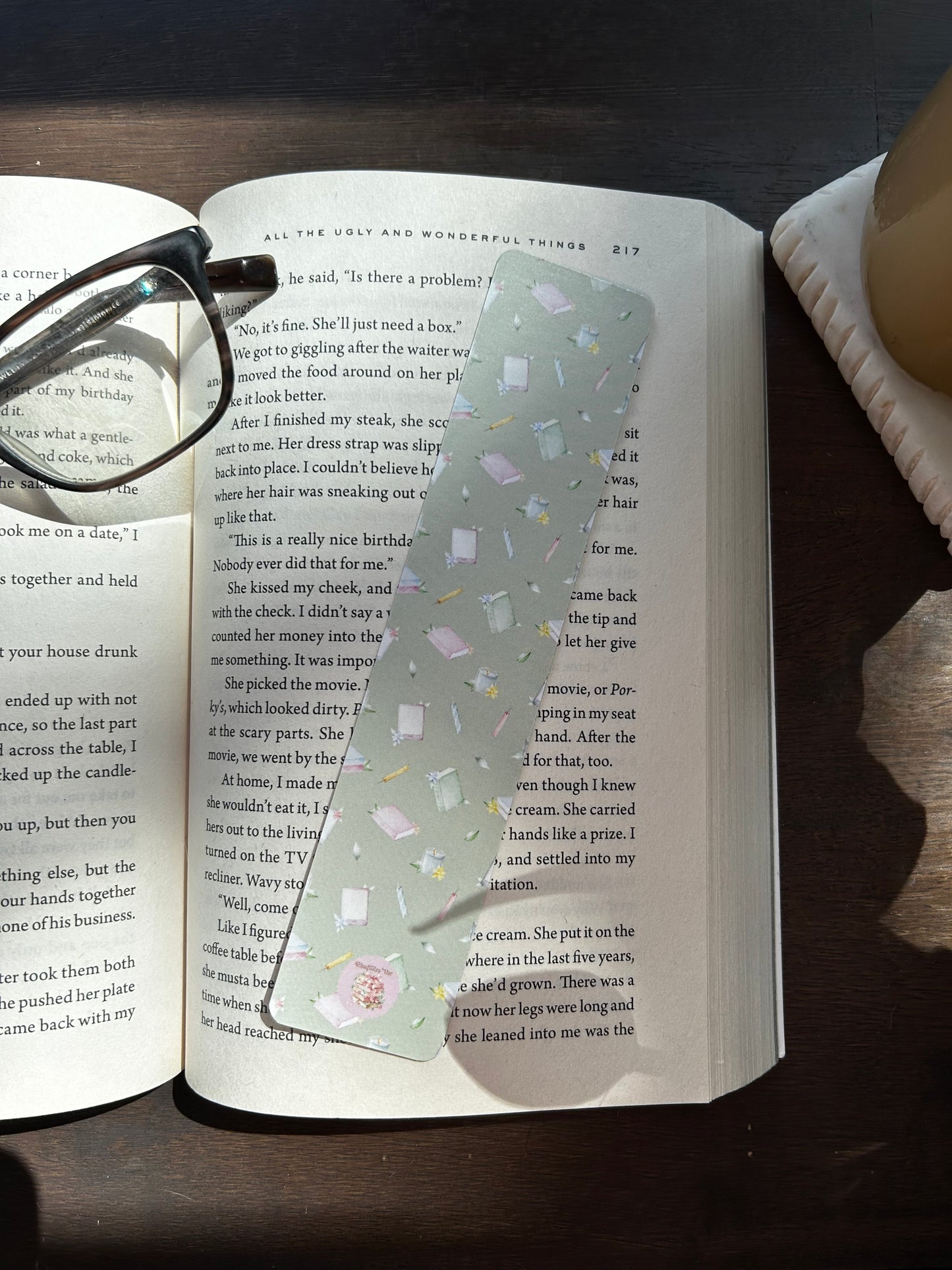 Double-Sided Skinny Bookmark