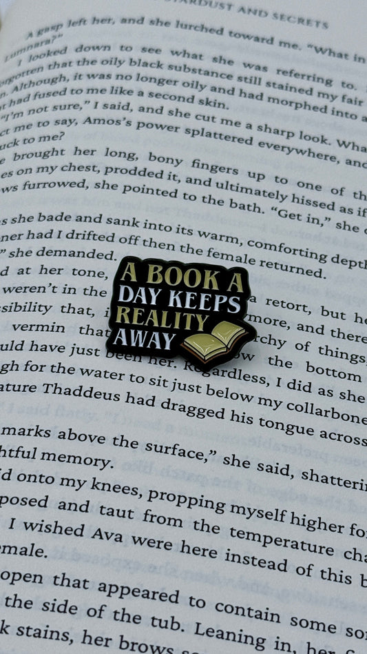 Keeps Reality Away | Enamel Pin