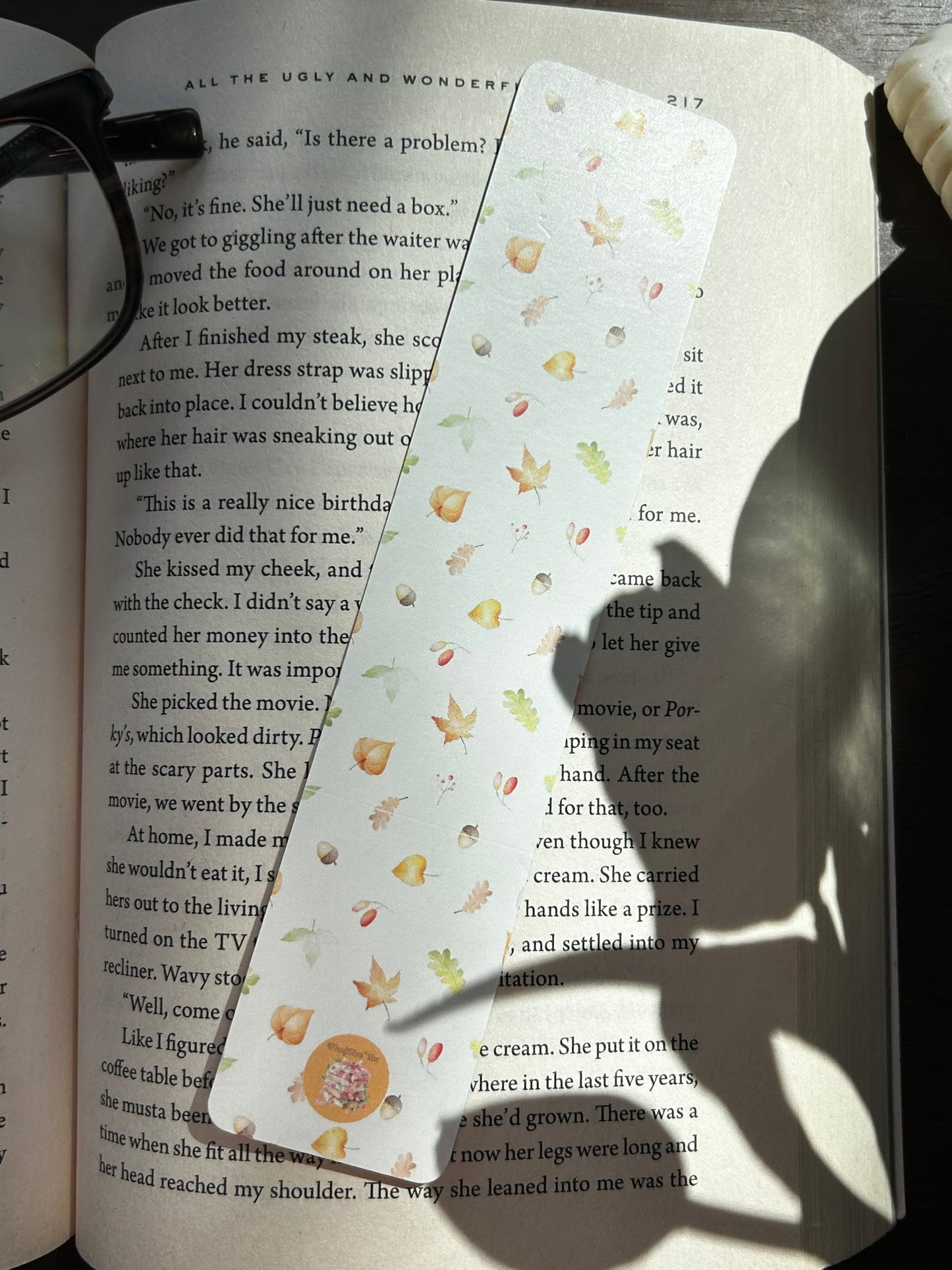 Double-Sided Skinny Bookmark
