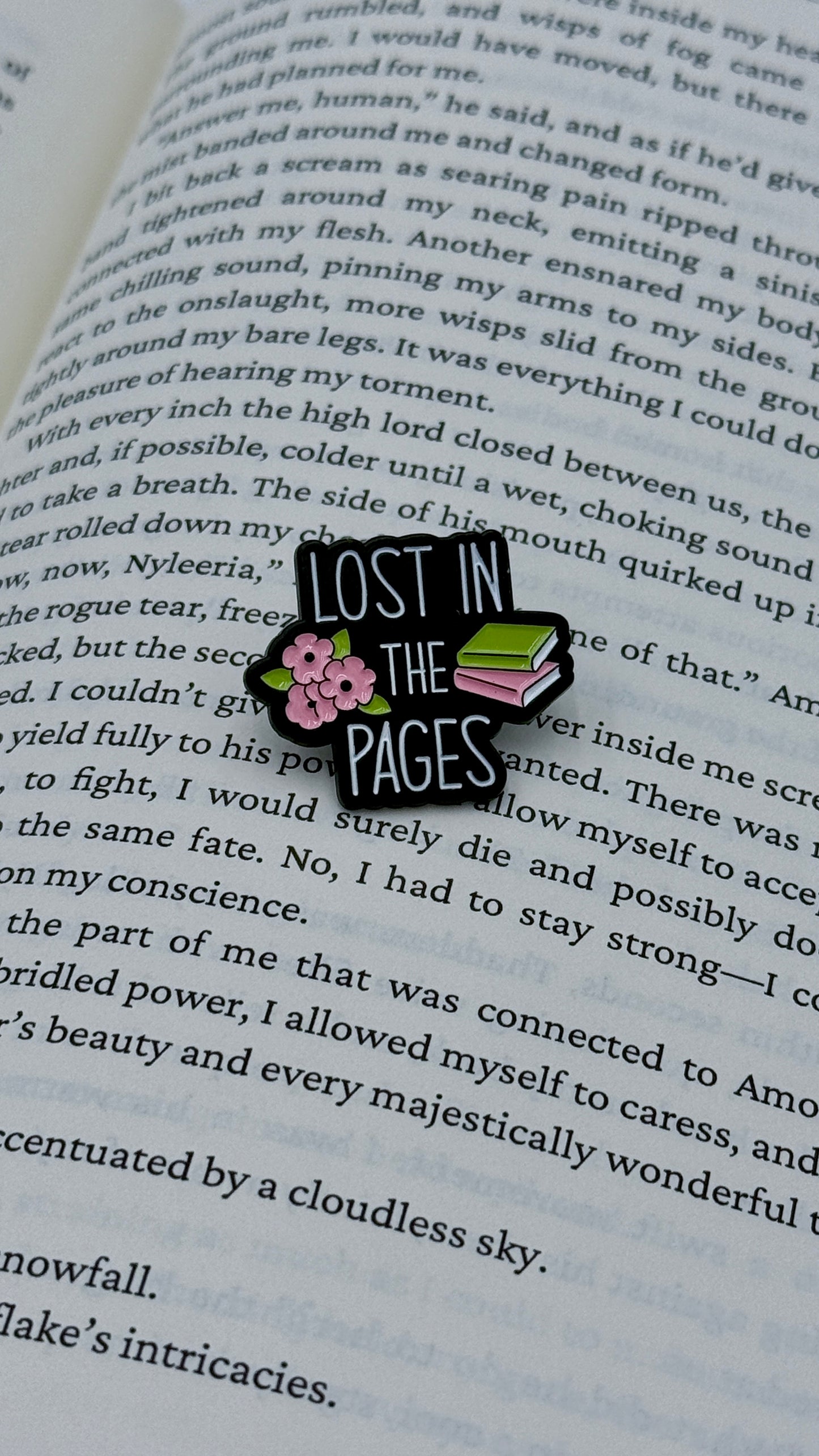 Lost In The Pages | Enamel Pin
