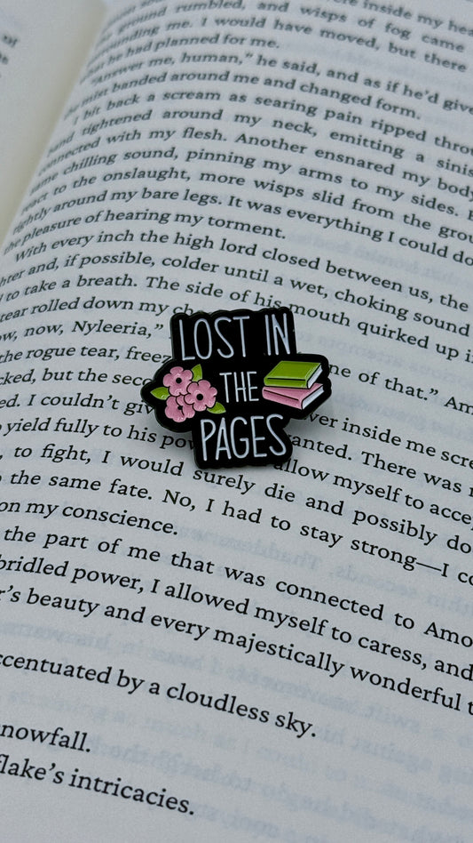 Lost In The Pages | Enamel Pin