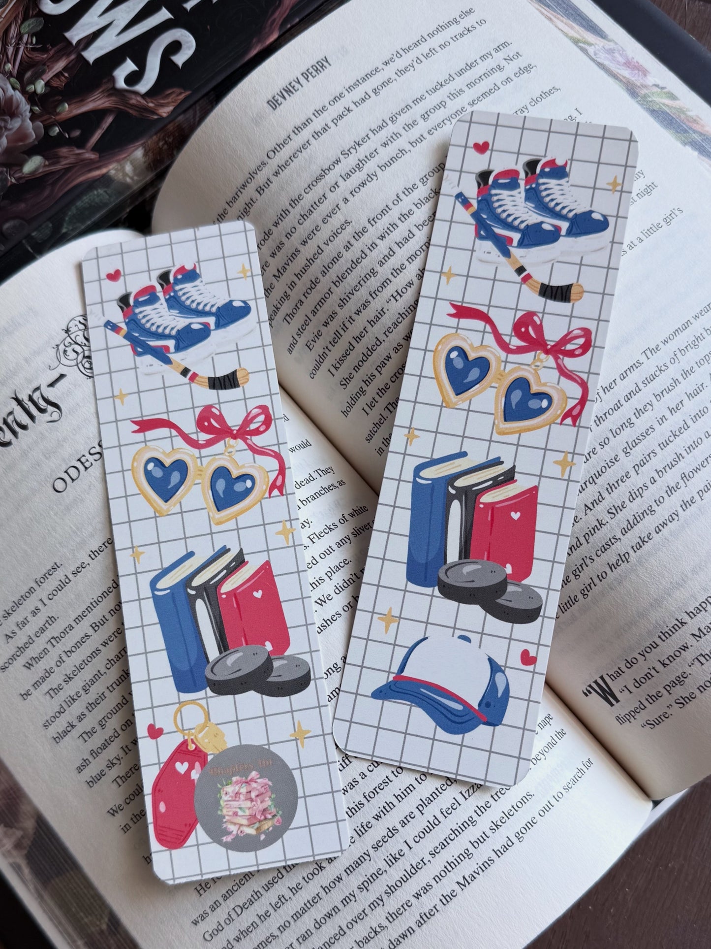 Hockey Bookworm | Bookmarks