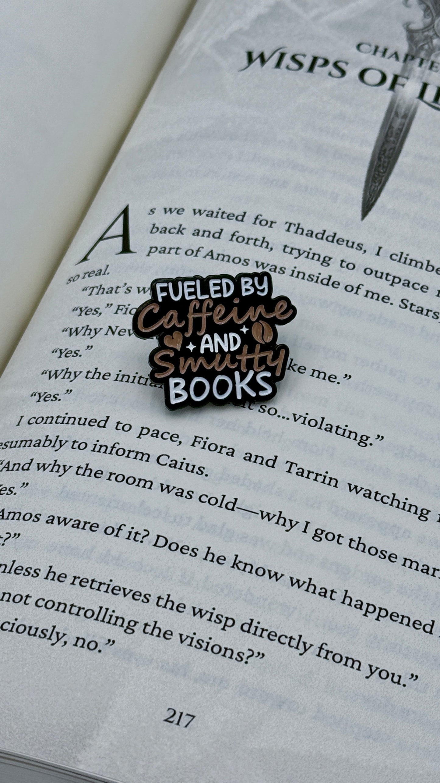 Caffeine and Smutty | Enamel Pin￼