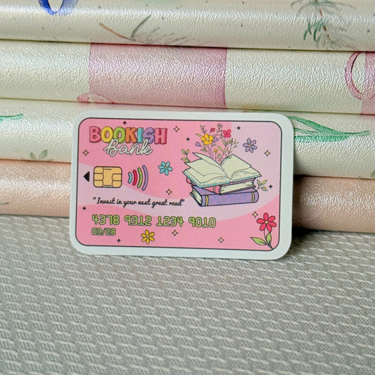 Bookish Bank * Sticker