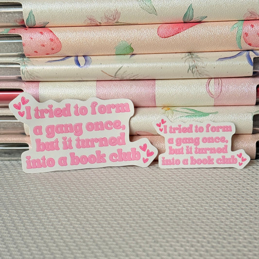 Gang Book Club * Sticker