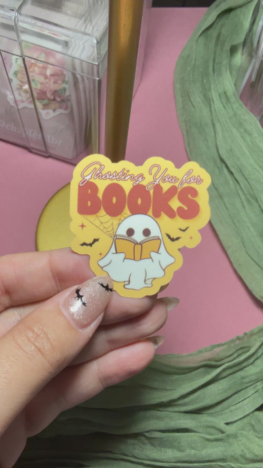 Ghosting you for books ￼